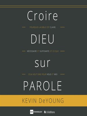 cover image of Croire Dieu sur parole